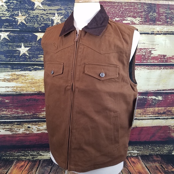 Wyoming Traders Other - WYOMING TRADERS CODY CONCEALED CARRY CANVAS VEST - CHOCOLATE